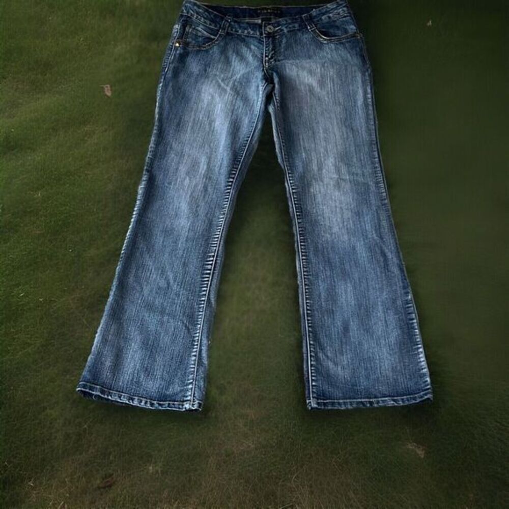 Southpole Jeans Co.‎  Blue Denim Faded Cotton Blend Mid Rise  13 Western Rodeo